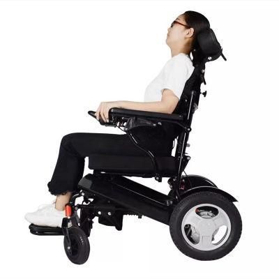 Folding Motorized Electric Wheelchair with Lithium Battery