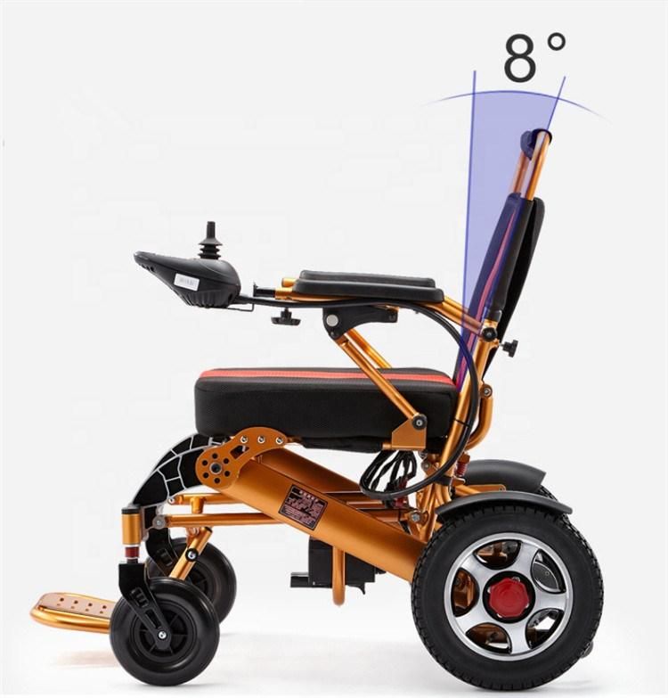 Rehabilitation Therapy Supplies Properties and Aluminum Alloy Material Electric Wheelchair