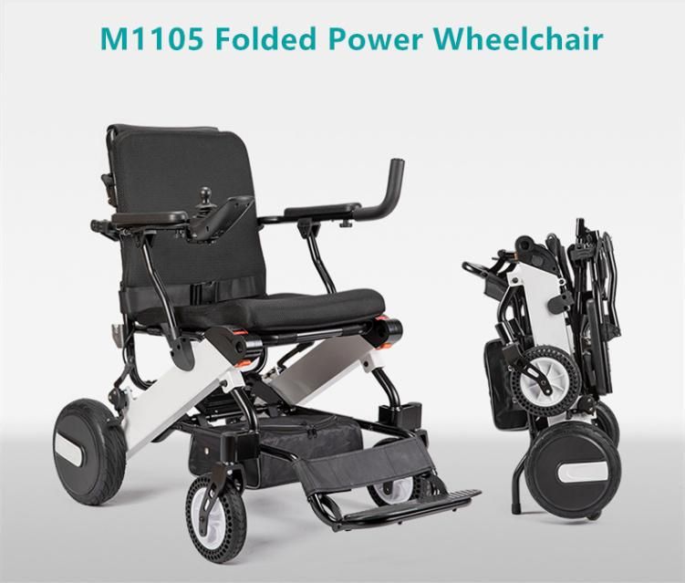 250W Brushless Motor Light Foldable Portable Electric Wheelchair