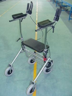 Hot Sale Upright Wheeled Brother Medical China Disabled Walking Frame Aluminium Walker Wheelchair