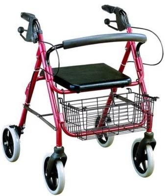 Walking Frame Foldable Mobility Disabled Walker Rollator for Adult