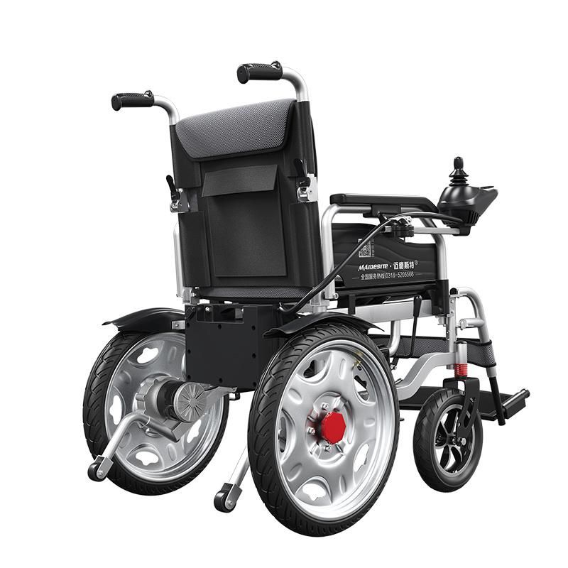 Hochey Medical Heavy Duty Aluminum Alloy Mobility Wheel Chair Battery Electric Sport Reclining Wheelchair for Adults