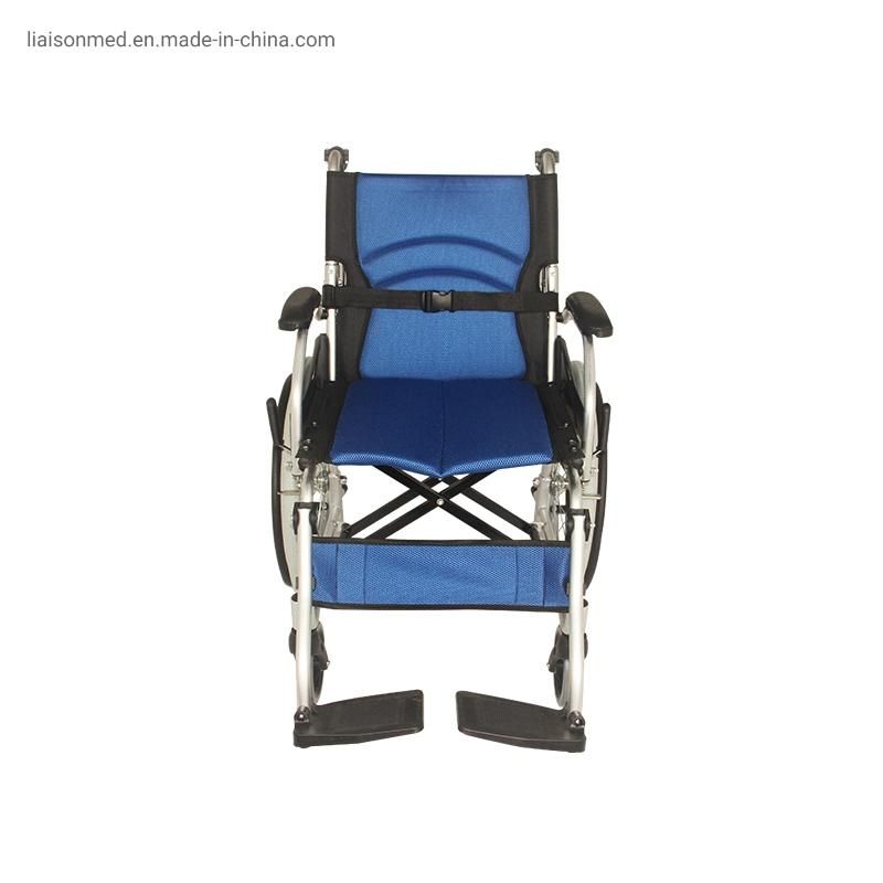 Mn-Ly003 Manual Rehabilitation Lightweight Head Aid Mobility Aid Folding Wheelchair