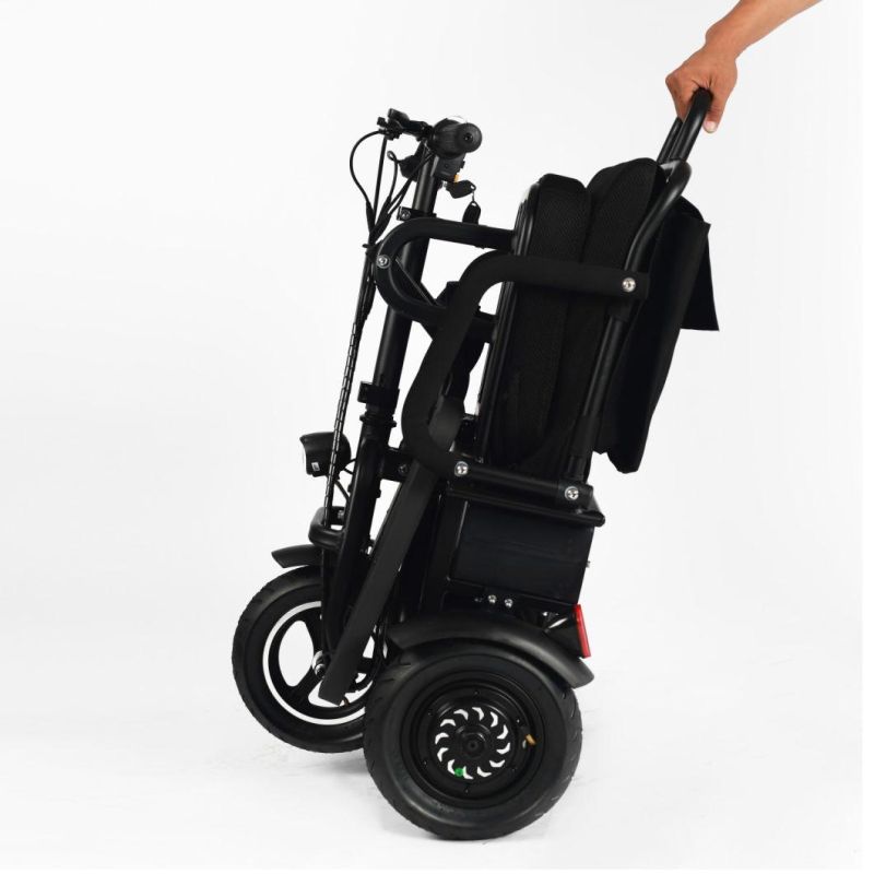 Hot Selling Aluminum Lightweight Folding 3 Wheelchair Electric Scooter for Adults
