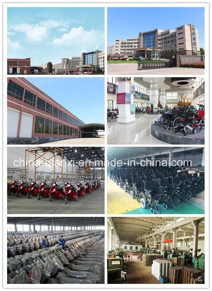 Electric Wheelchair Electric/Manual Power Wheelchairs with Pedal/Electric Wheel Chair with Battery