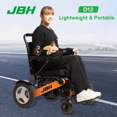 New Model Hospital Use Light Weight Power Brushless Motors D12 Electric Wheelchair
