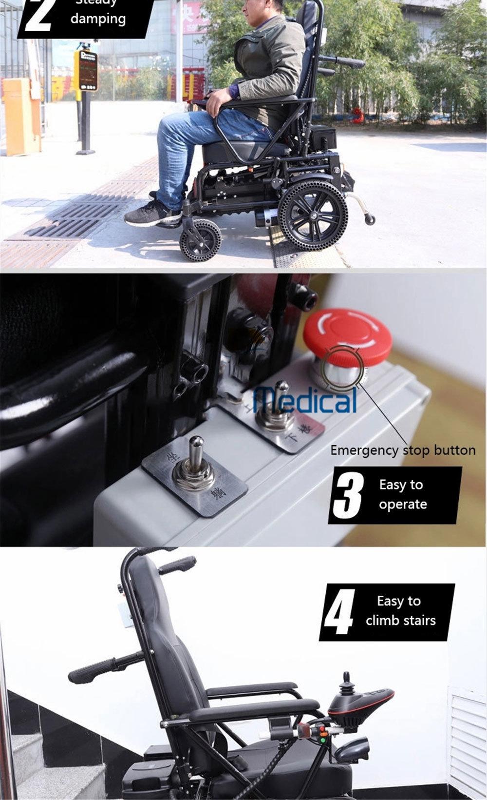 2 Years Folding Ghmed Standard Package Wheelchair Price Disabled Scooter