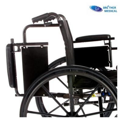 2022 Medical Devices Comfort Foldable Wheelchair Wheelchair with Detachable Wheels