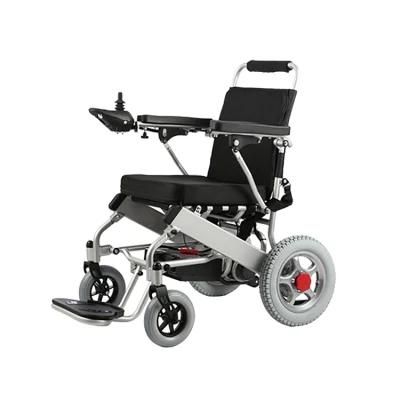 Domestic Motor 250W Handicapped Aluminum Frame Foldable Powerful Electricial Wheelchair