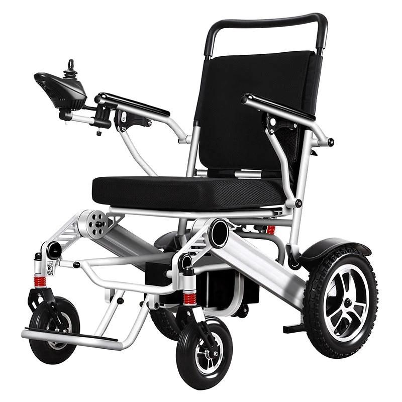 Foldable Lightweight All Terrain Premium Electric Wheelchair, Portable, Compact Folding Motorized Wheelchair