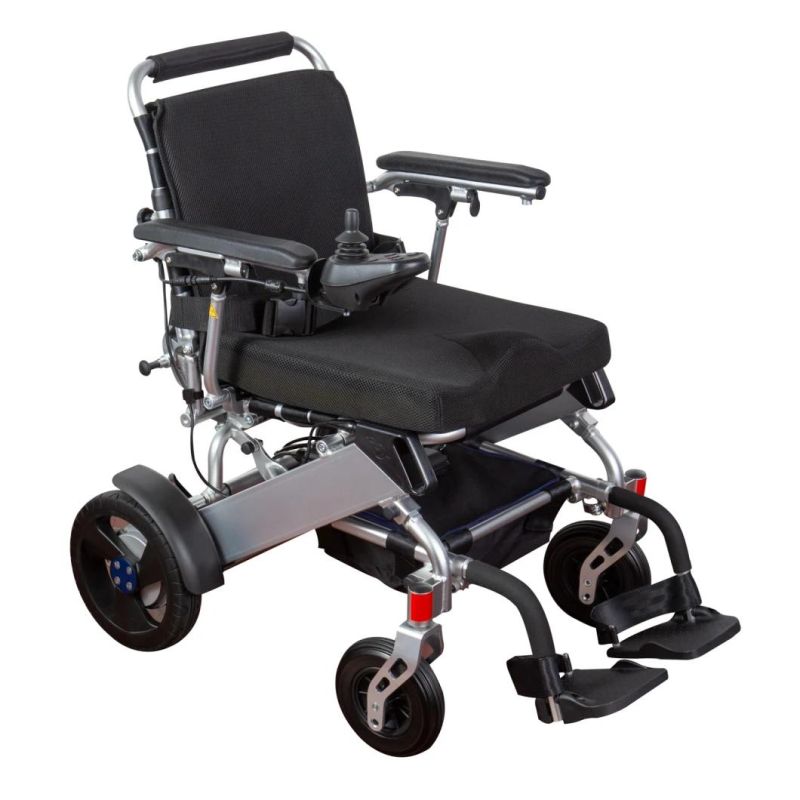 Electromagnetic Racing Sport Basketball Light Weight Brake Aluminum Alloy Electric Mobility Scooter Folding Power Electric Wheelchair for Travel Ce, ISO13485