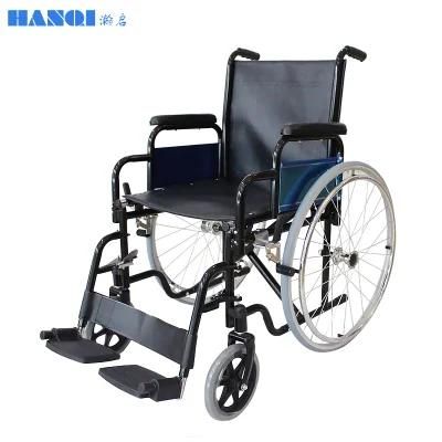 Hanqi Hq903 High Quality Manual Wheelchair with Removeable Footrest for Disable