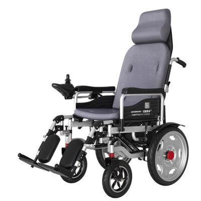 High Quality Rehabilitation Therapy Supplies Motorized Folding Electric Wheelchair for Adults