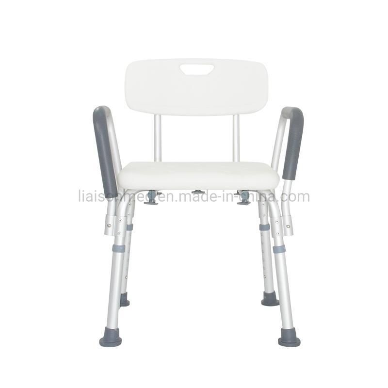 Mn-Xzy003 Portable Aluminum Steel Adjustable Foldable Bath Chair