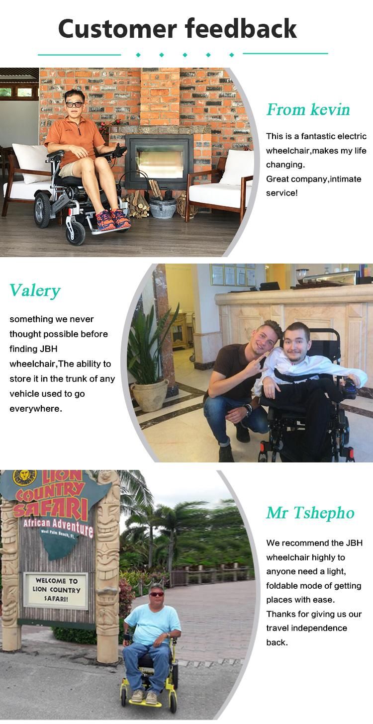 Jbh Powered by Lithium Battery Electric Wheelchair D05