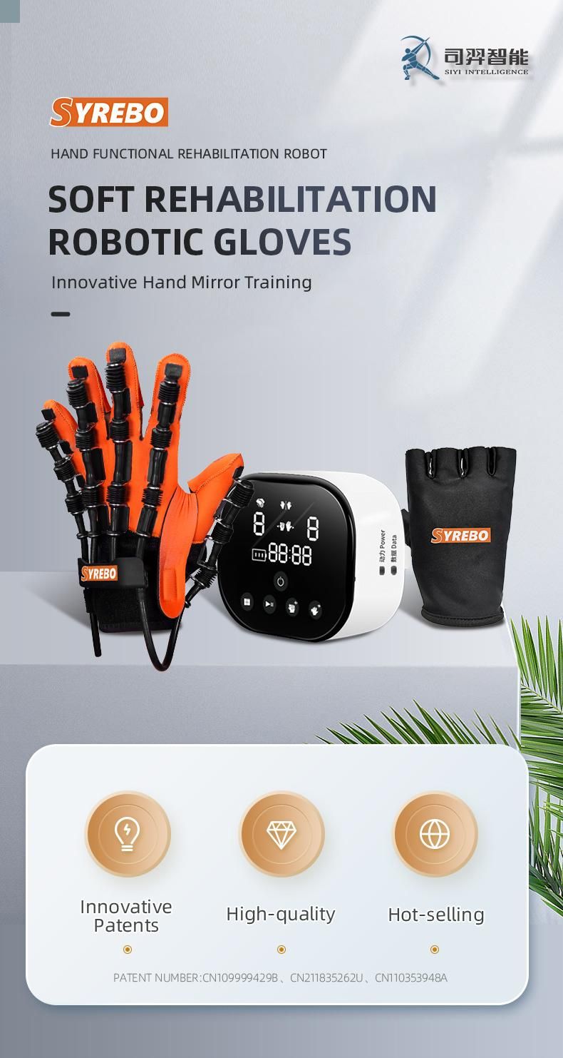 Robotics Rehab Glove Fingers Hemiplegia Spasm Universal Training Rehabilitation