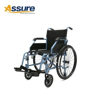 China Aluminium Alloy Light Weight Non Electric Foldable Manual Wheelchair