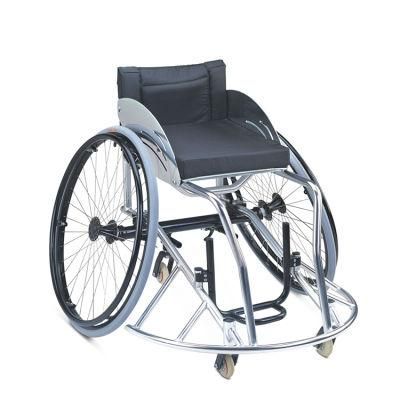Foldable Manual Basketball Forward Wheelchair with Detachable Wheels
