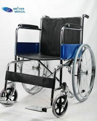 Hot Sale New Customized Brother Medical Economic Transport Steel Ss Wheelchair Bme4611c