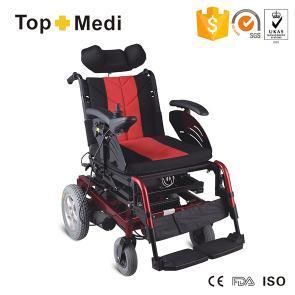 Folding Power Electric Wheelchair with Eletrical Lifting Seat for Disabled