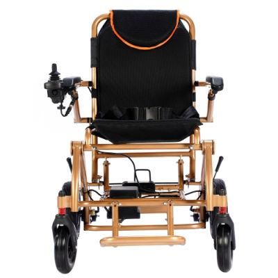 Folding Electric Power Wheelchair Prices for Disabled People with 10ah Li-Battery