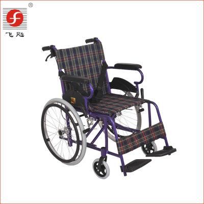 Chinese Manufacturer Aluminum Folding Lightweight Manual Wheelchair