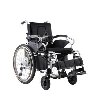 Topmedi Folding Electric Wheelchair for The Elderly Disabled Wheelchair with CE