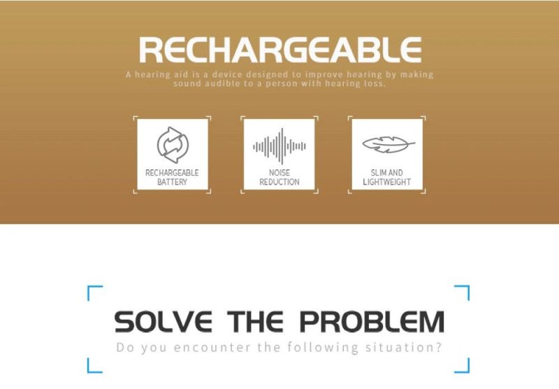 Approved Device Programmable Rechargeable Enhancement Hearing Aid