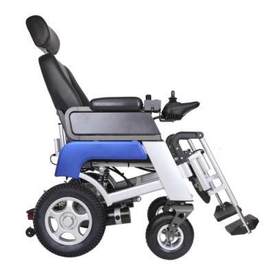 Dual-Way High Back Comfortable Power Wheelchair