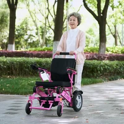 Disabled Lightweight Folding Electric Wheelchair