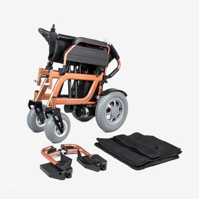 Heavy Duty Handicapped Equipment Outdoor Powered Motorized Folding Electric Wheelchair