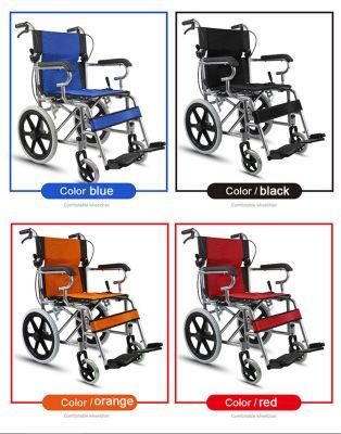 China Both Sides Separate Ghmed Standard Package Wheel Chair Folding Wheelchair