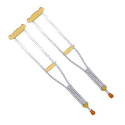 Foldable Stainless Steel Medical Cane Aluminum Adult Crutches Type
