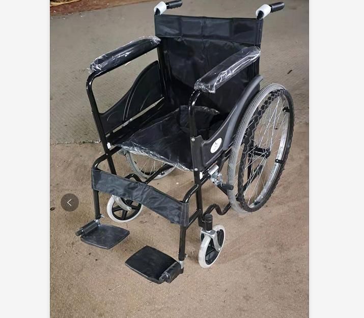 Cheap Lightweight Portable Foldable Manual Wheelchair for Disabled