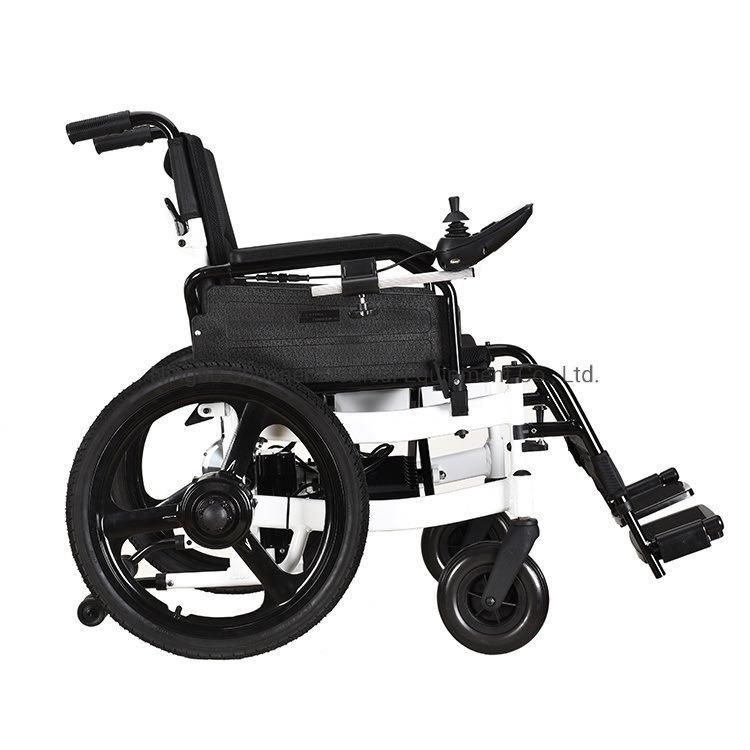 Sport Wheelchair Strong Folding Power Motorized Wheelchair Electric Steel Wheelchair