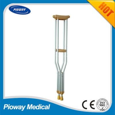 Hospital Portable Disabled Aluminum Alloy Underarm Crutch / Walking Stick (RJ-A925L)