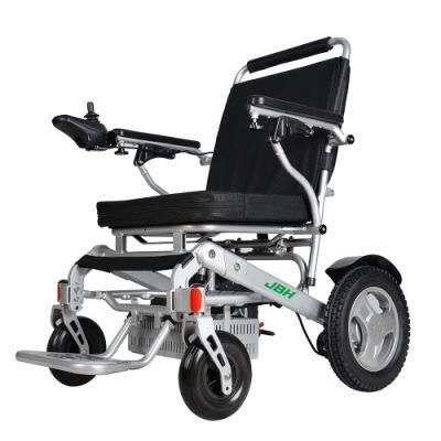 Jbh D10 Comfortable Lightweight Folding Power Wheelchair for Elderly