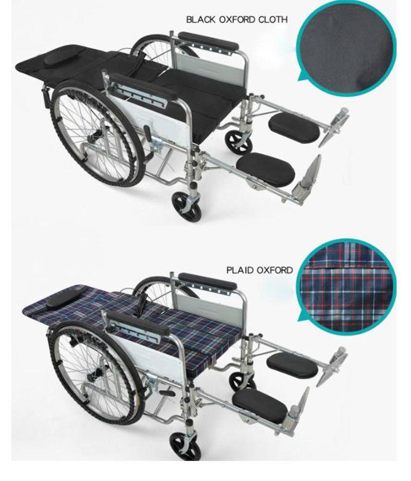 Medical Rehabilitation Equipment Portable Folding Hand Pushed Wheelchair for The Disabled