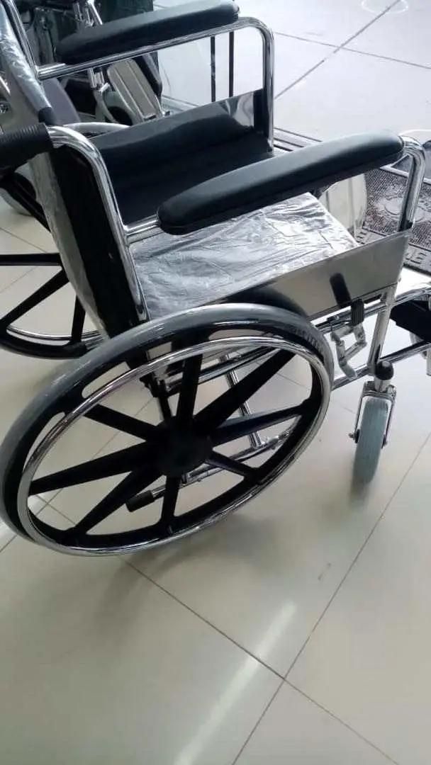 Medical Equipment Cheap Prices Hospital Foldable Steel Manual Wheelchair