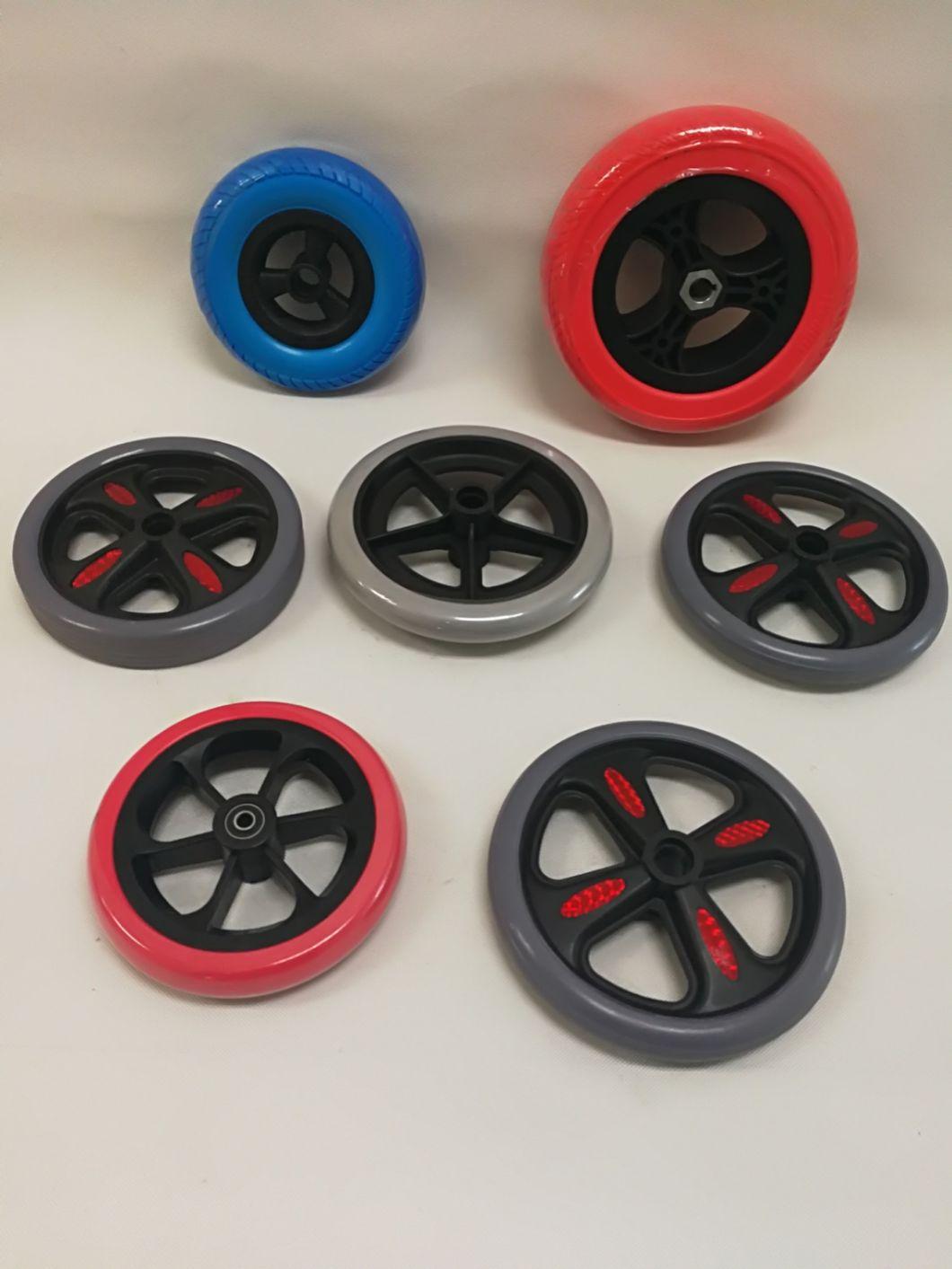 Spoke Wheel with Hand Rim for Manual Wheelchairs.