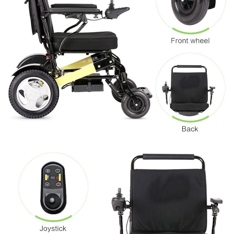 Very Lightweight Folding Electric Li-ion Wheelchair for Cerebral Palsy