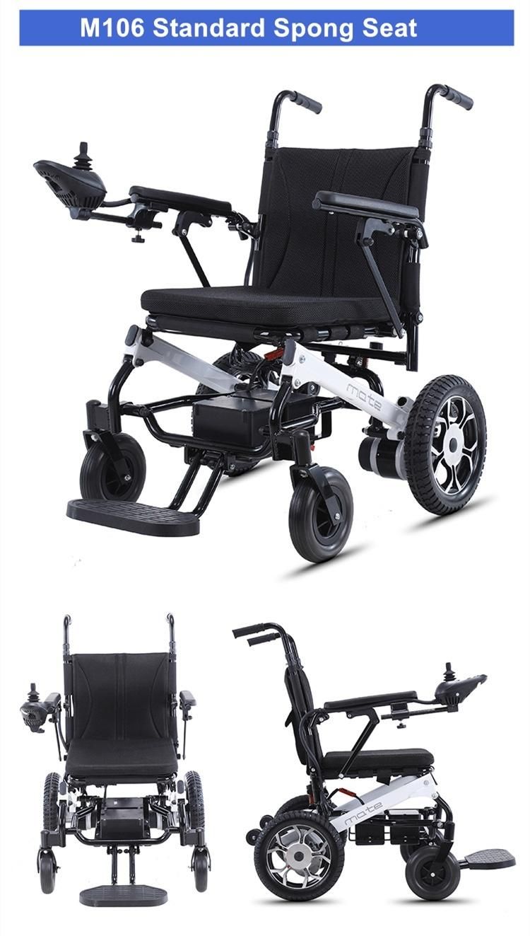 150kg Loading Lightweight Folding Power Wheelchair Electric