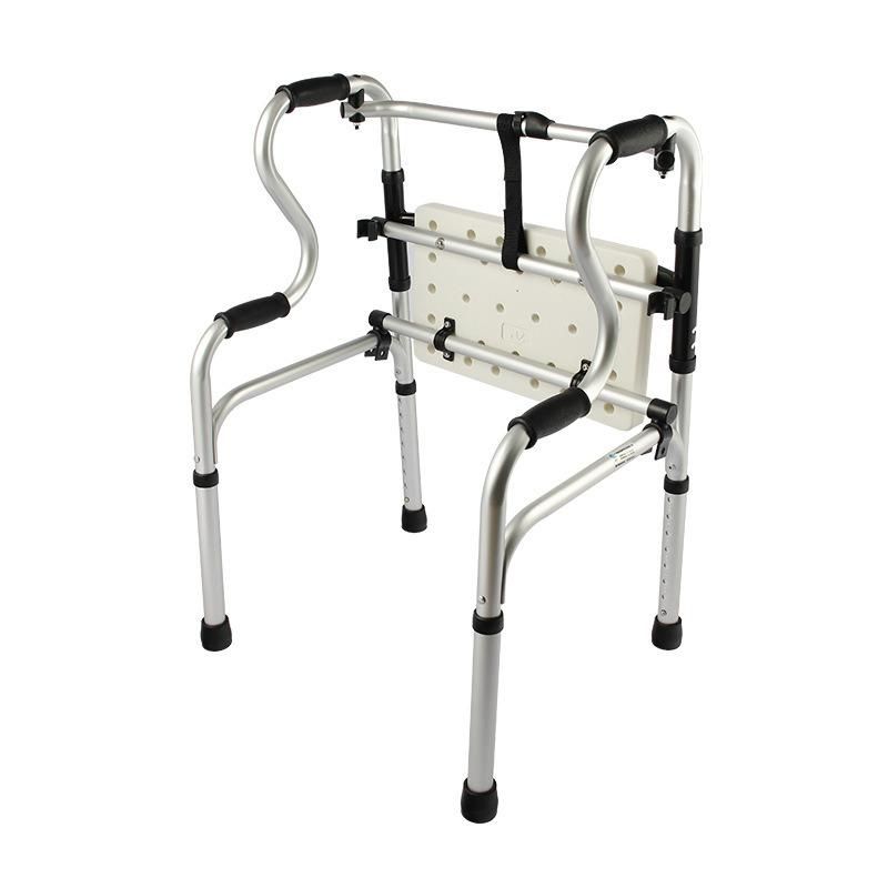 Aluminum Alloy Walker for The Elderly with Seat Plate Adjustable Walking Aid