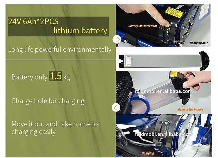 Folding Handicapped Power Electric Wheel Chair for Sale