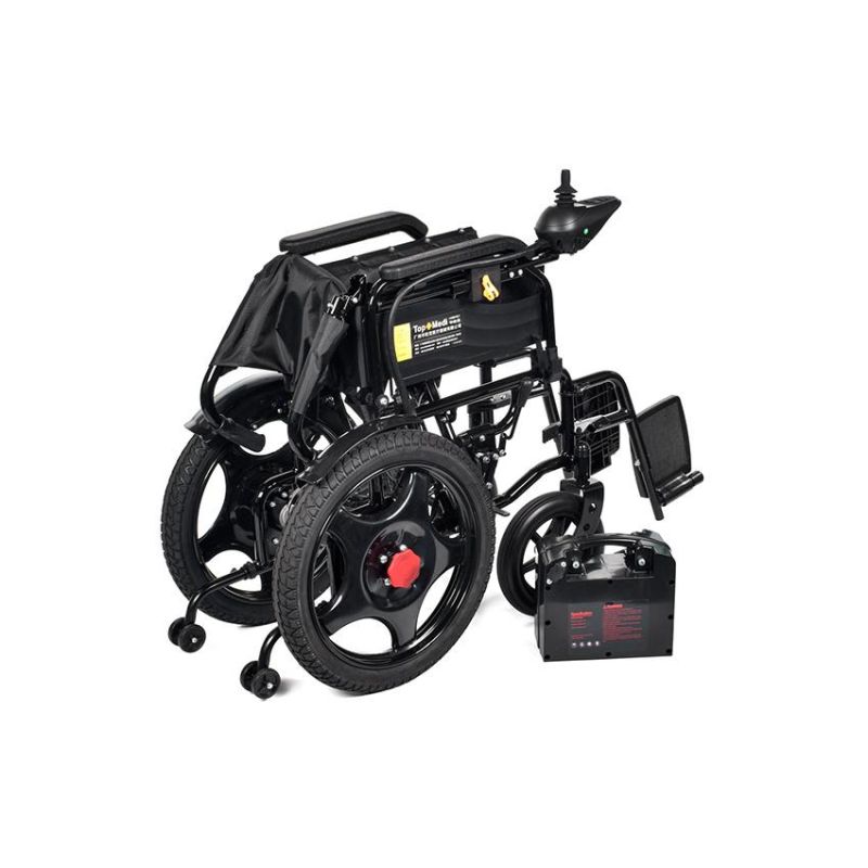 Disabled Power Wheelchair Rearwheel 18 Inch Folding Electric Wheel Chair