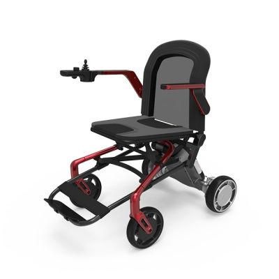 180W Brushless Motor Folding Light Electric Wheelchair
