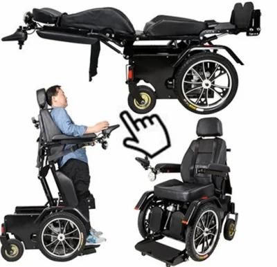 New Jbh Electric Standing Handicapped Rehabilitation Medicine Power Wheelchair with Pg Controller