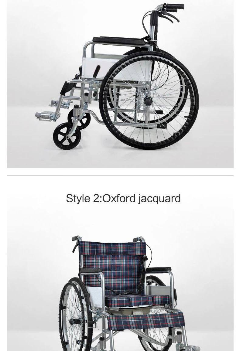Manual Power Lightweight Folding Wheelchair Used Price Manual Wheelchair for Disabled