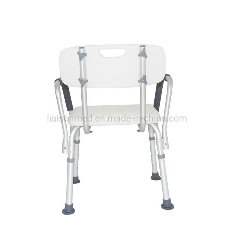 Mn-Xzy003 Portable Aluminum Steel Adjustable Foldable Bath Chair