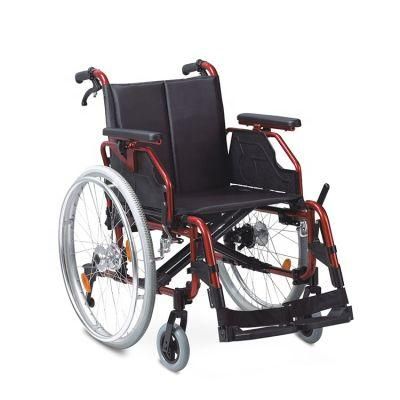 Cheap Aluminum Frame Light Weight Manual Folding Wheelchair